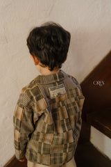 ［OREN］Oliver patchwork shirt