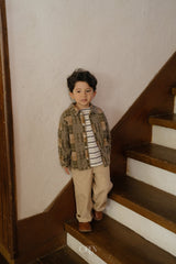 ［OREN］Oliver patchwork shirt