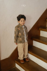 ［OREN］Oliver patchwork shirt