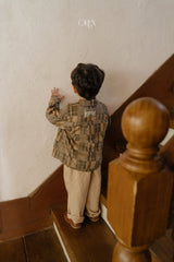 ［OREN］Oliver patchwork shirt