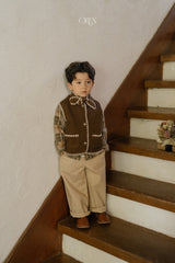 ［OREN］Oliver patchwork shirt
