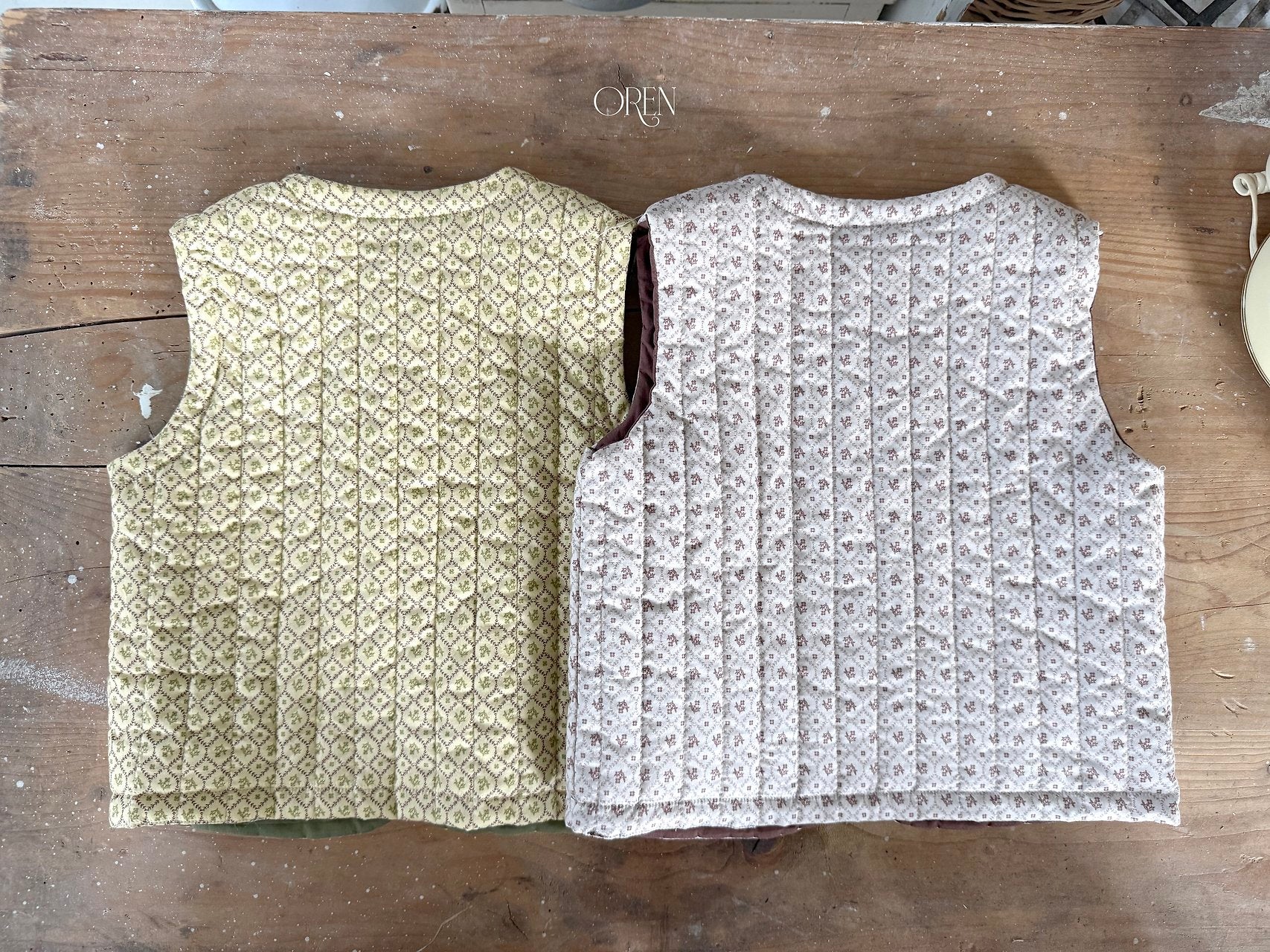 ［OREN］Moris padding vest (3oz)