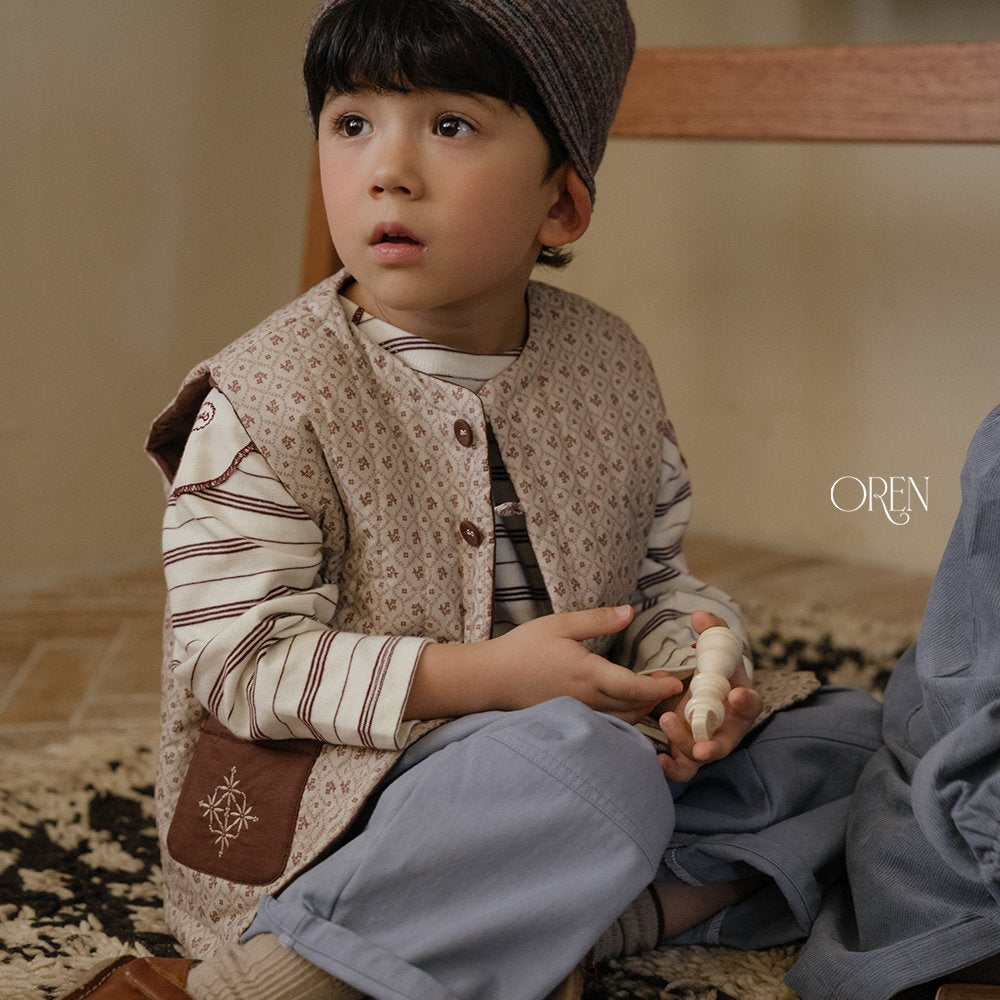 ［OREN］Moris padding vest (3oz)