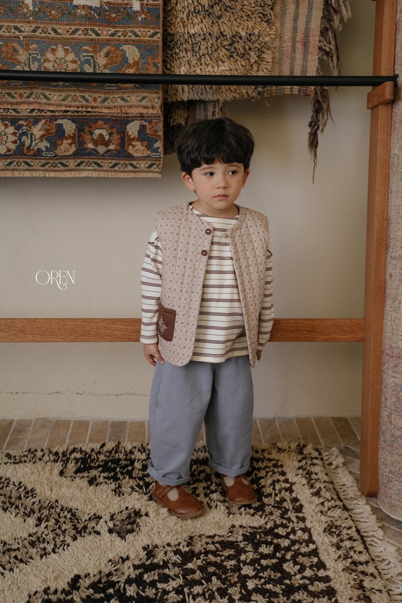 ［OREN］Moris padding vest (3oz)