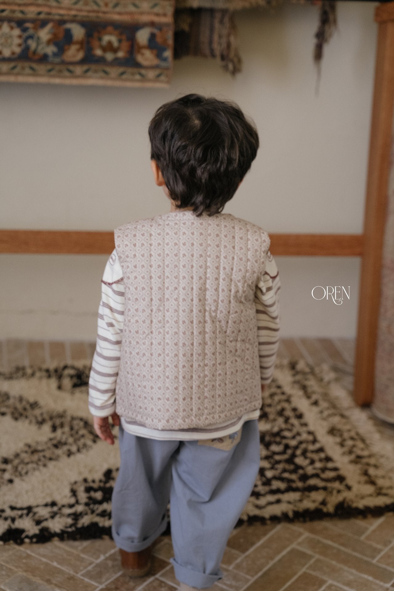 ［OREN］Moris padding vest (3oz)