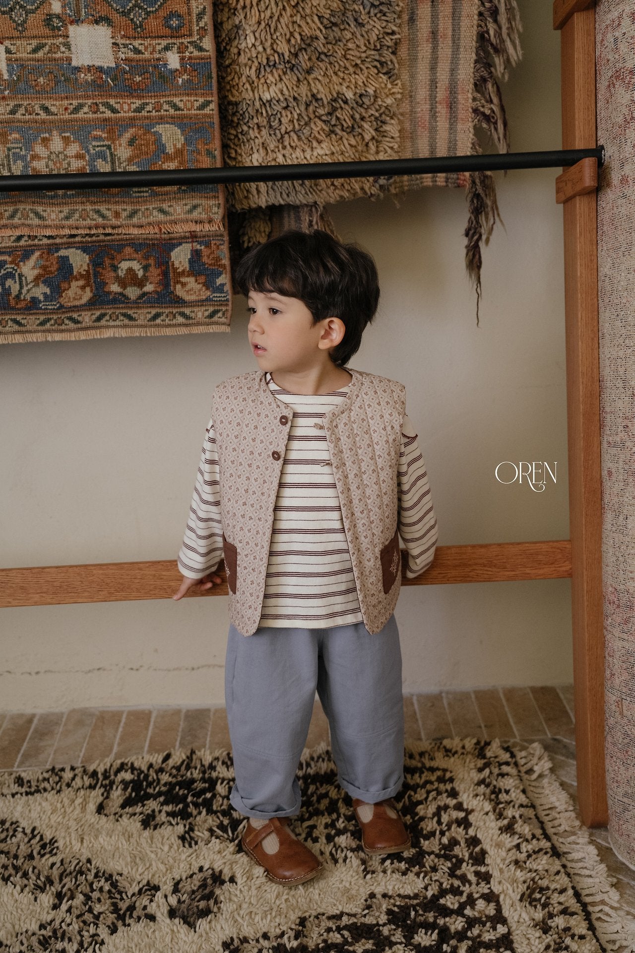 ［OREN］Moris padding vest (3oz)