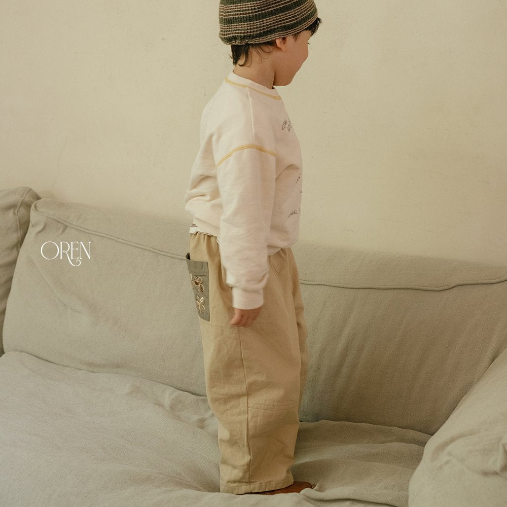 ［OREN］Flour pocket cotton pants