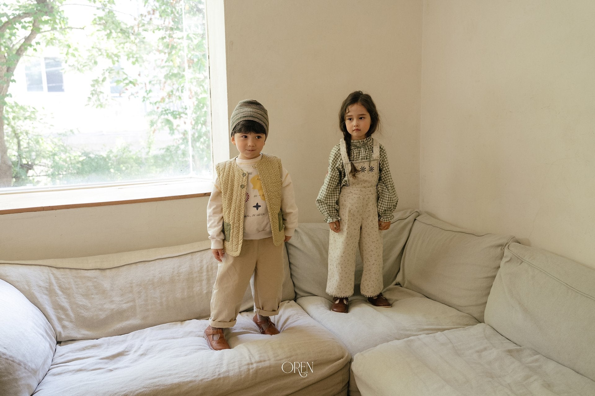 ［OREN］Flour pocket cotton pants