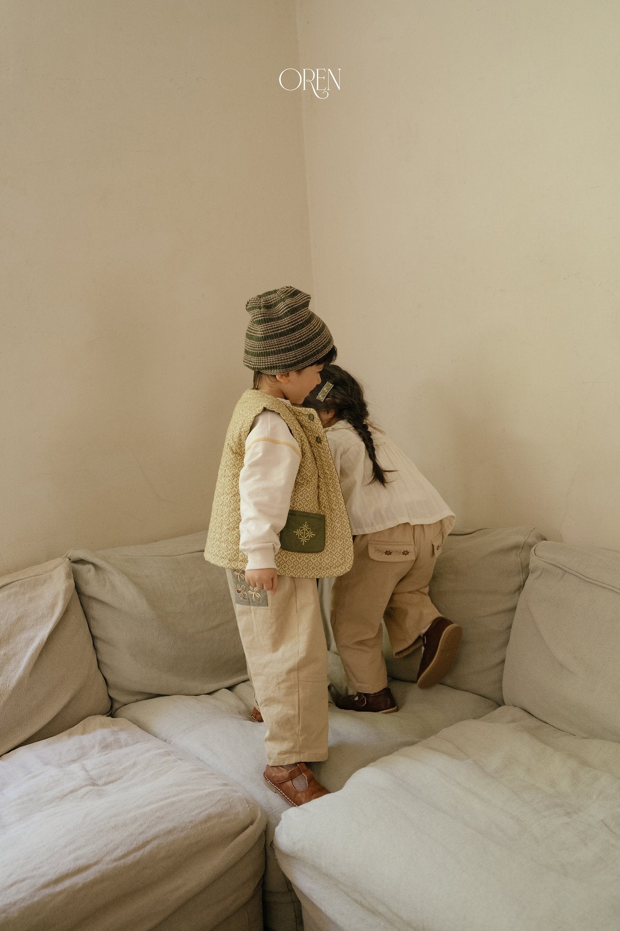 ［OREN］Flour pocket cotton pants
