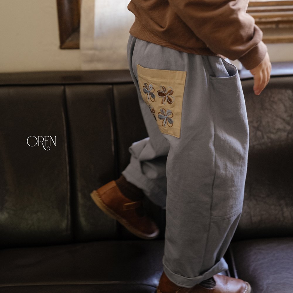 ［OREN］Flour pocket cotton pants
