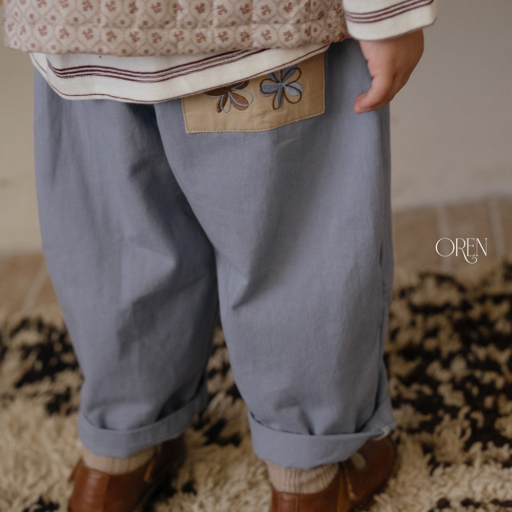 ［OREN］Flour pocket cotton pants