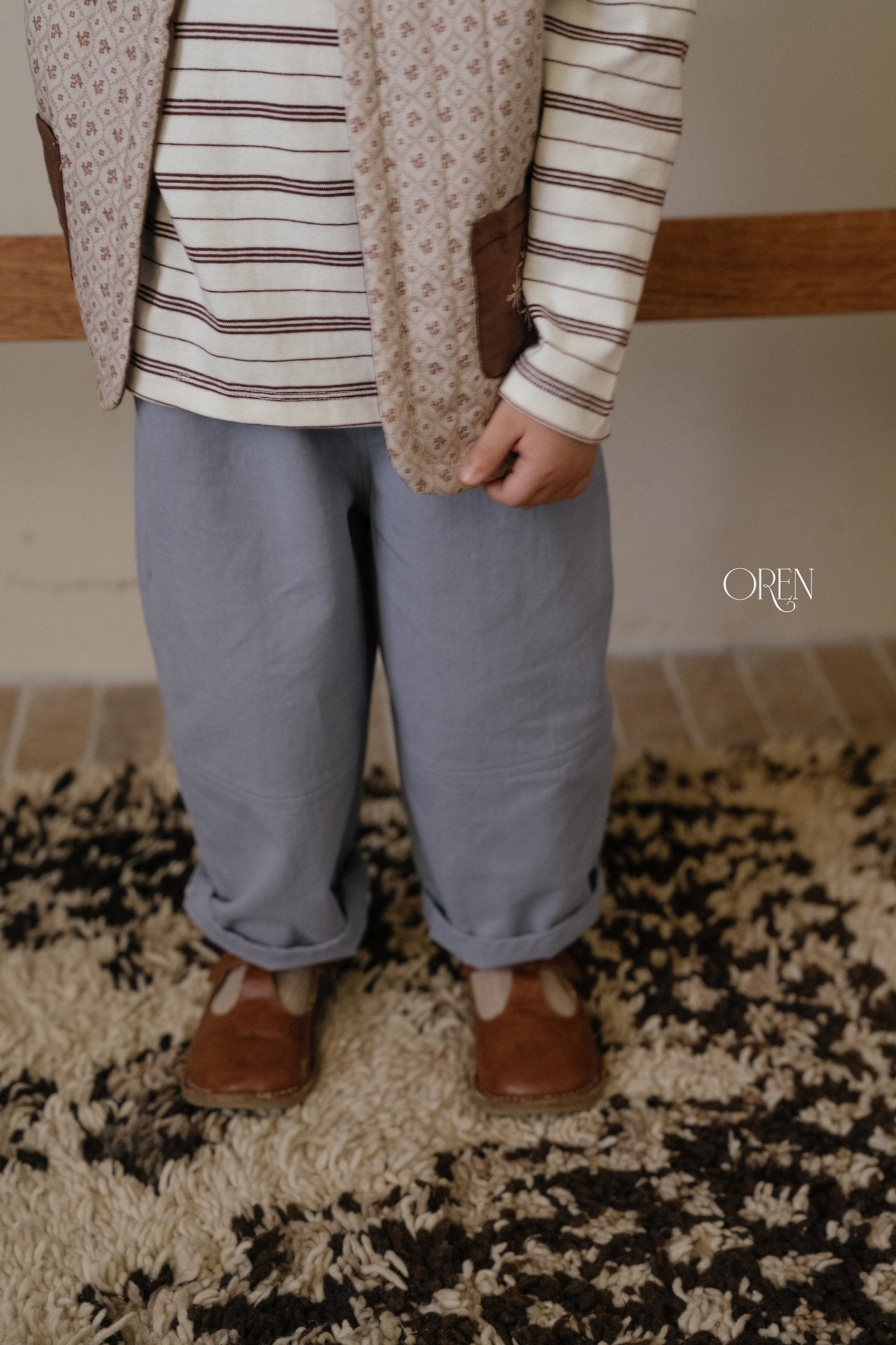 ［OREN］Flour pocket cotton pants