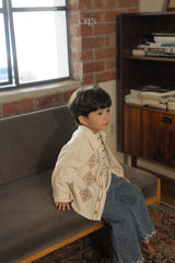 ［OREN］Edwin embroidery shirt