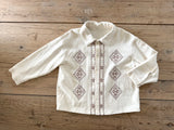 ［OREN］Edwin embroidery shirt