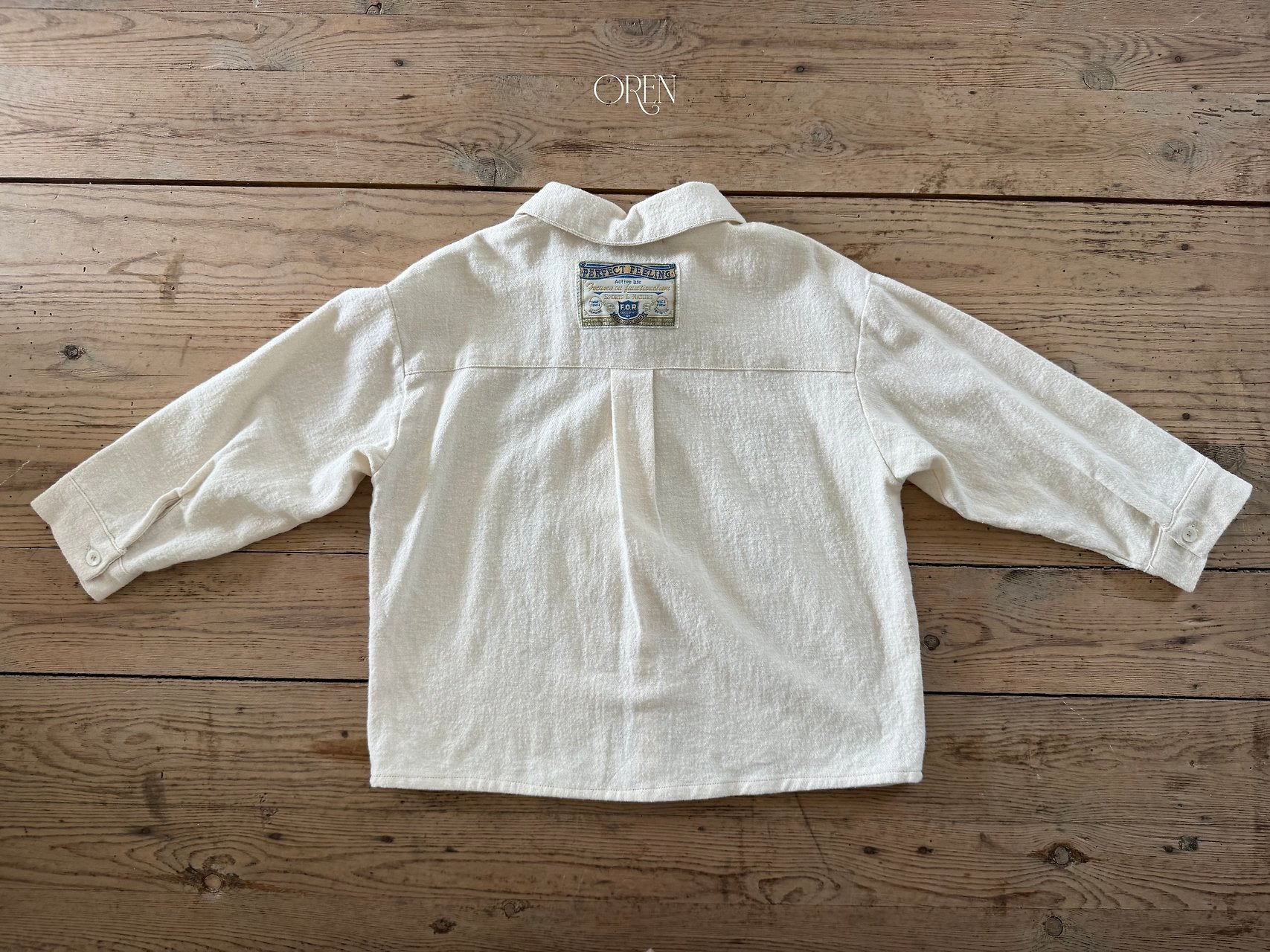 ［OREN］Edwin embroidery shirt