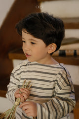 ［OREN］Jaine stripe tee