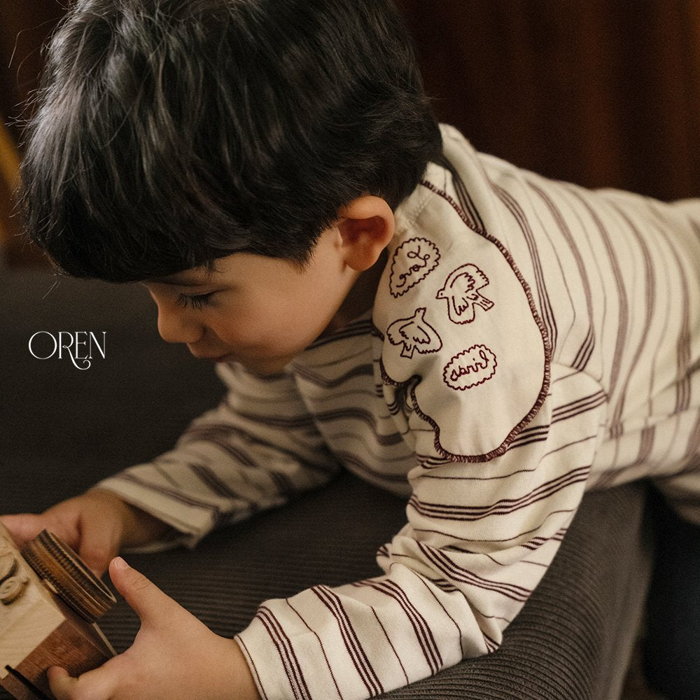 ［OREN］Jaine stripe tee