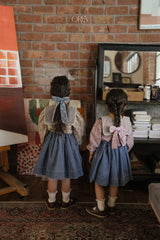 ［OREN］Bluemay suspender skirt