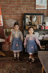 ［OREN］Bluemay suspender skirt