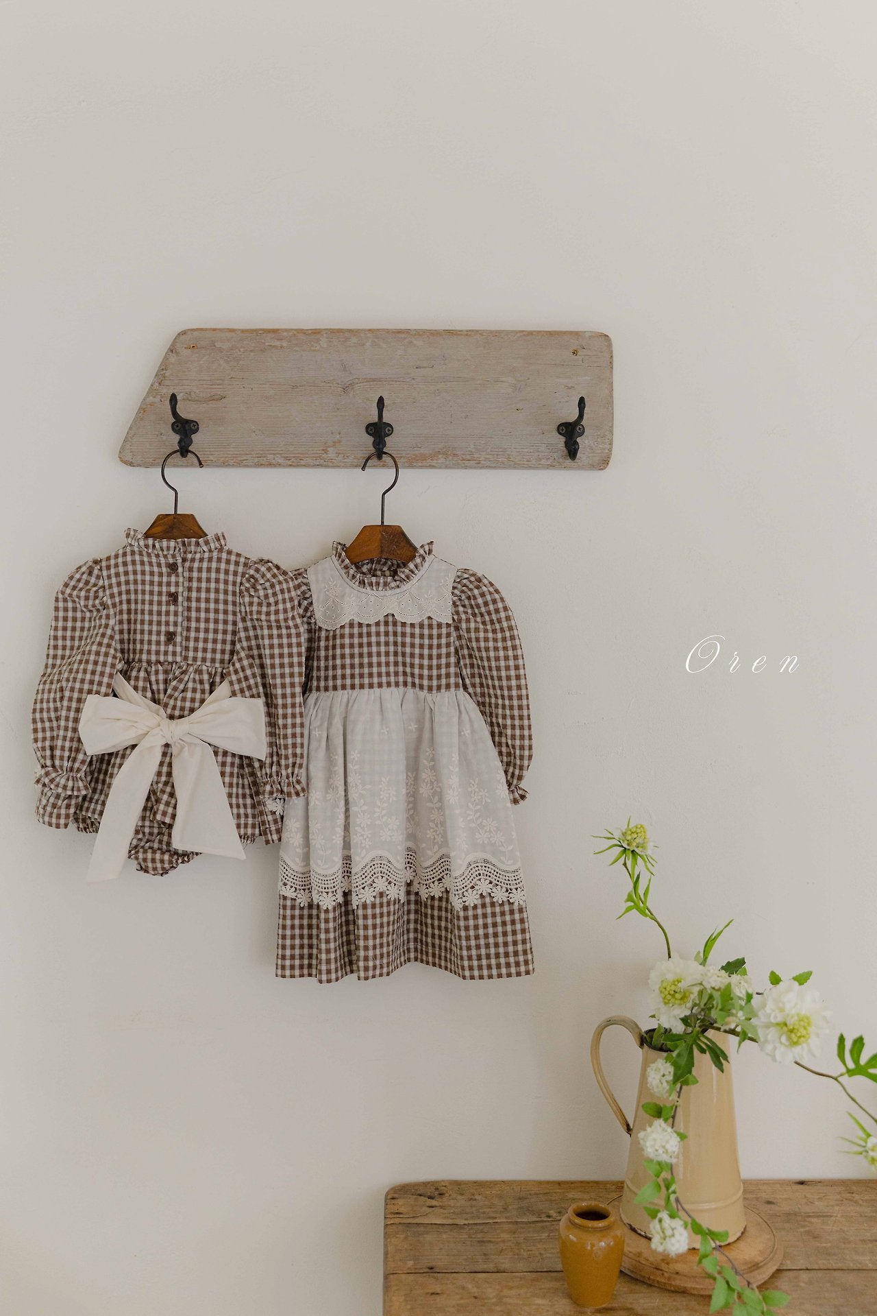 ［OREN］Cocobell apron one-piece