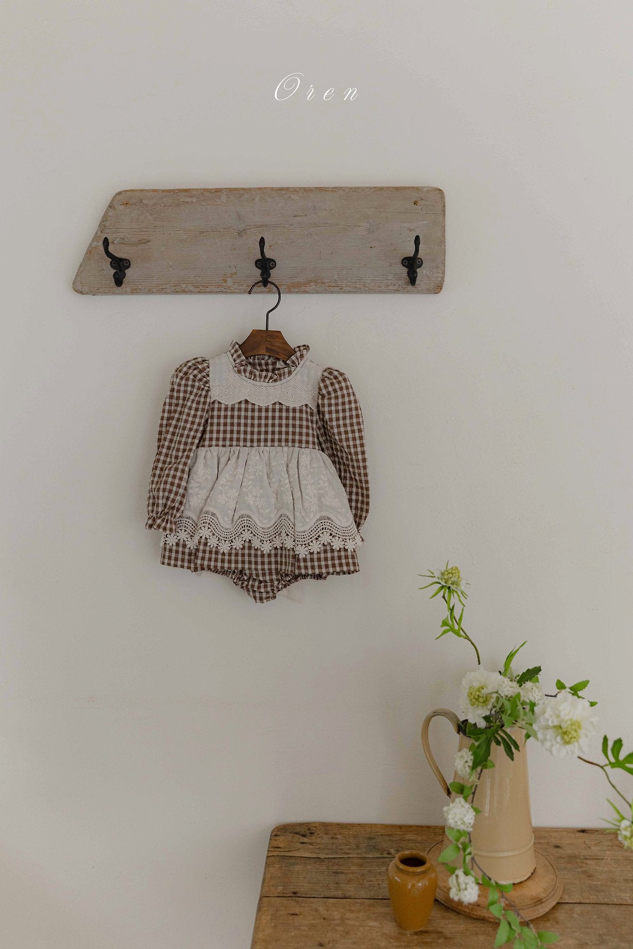 ［OREN］Cocobell apron rompers