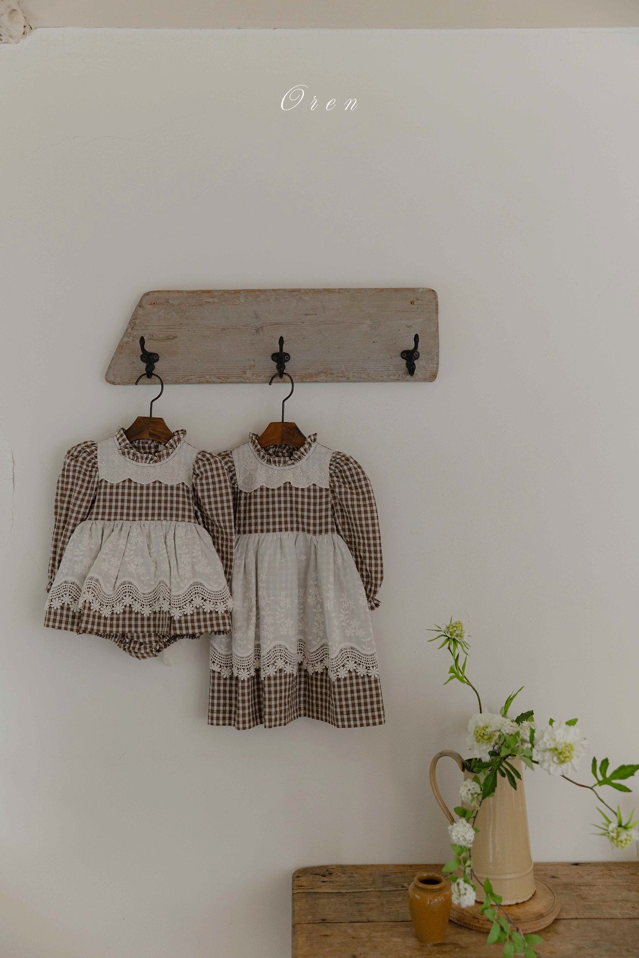 ［OREN］Cocobell apron rompers