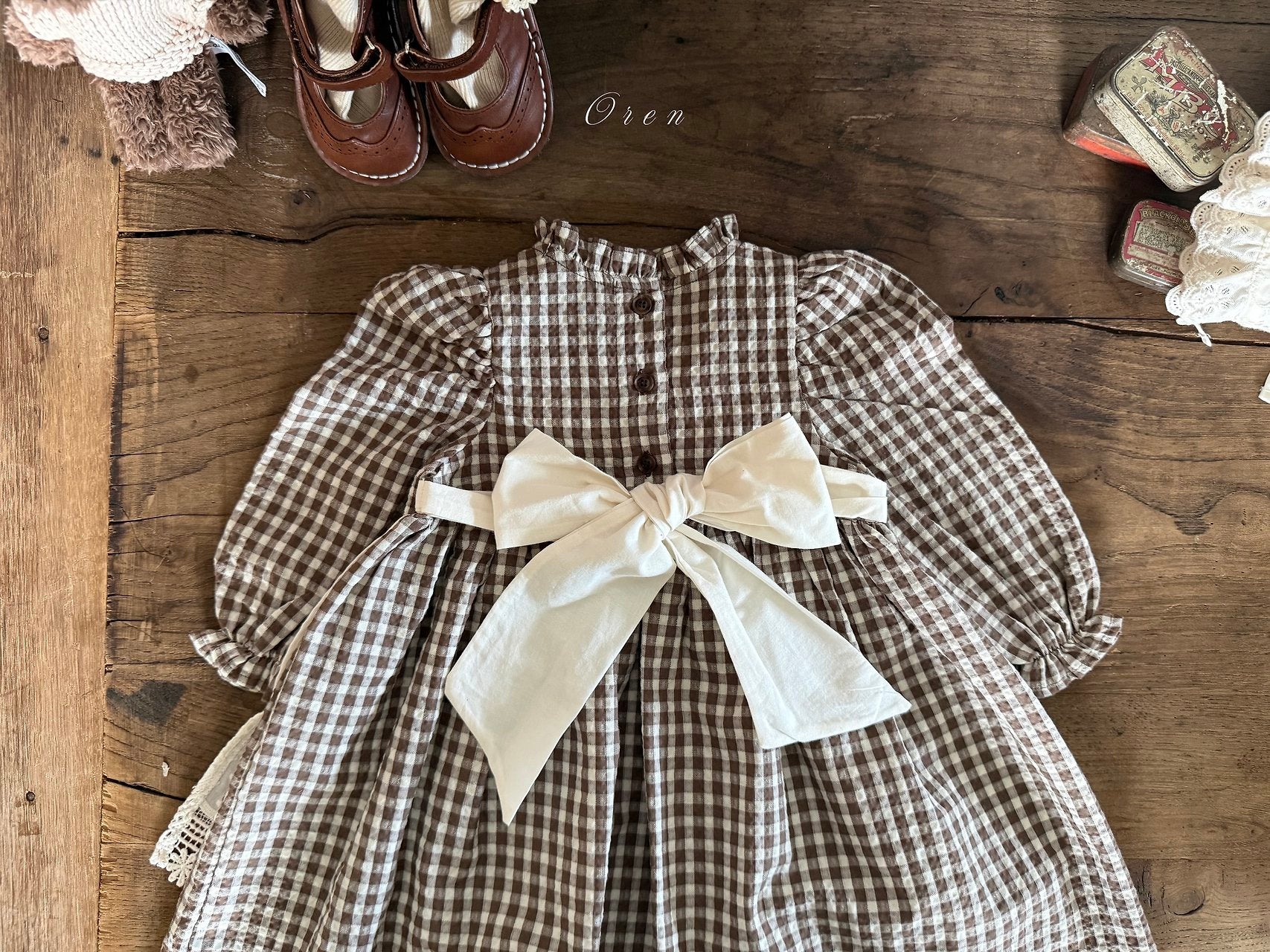 ［OREN］Cocobell apron one-piece