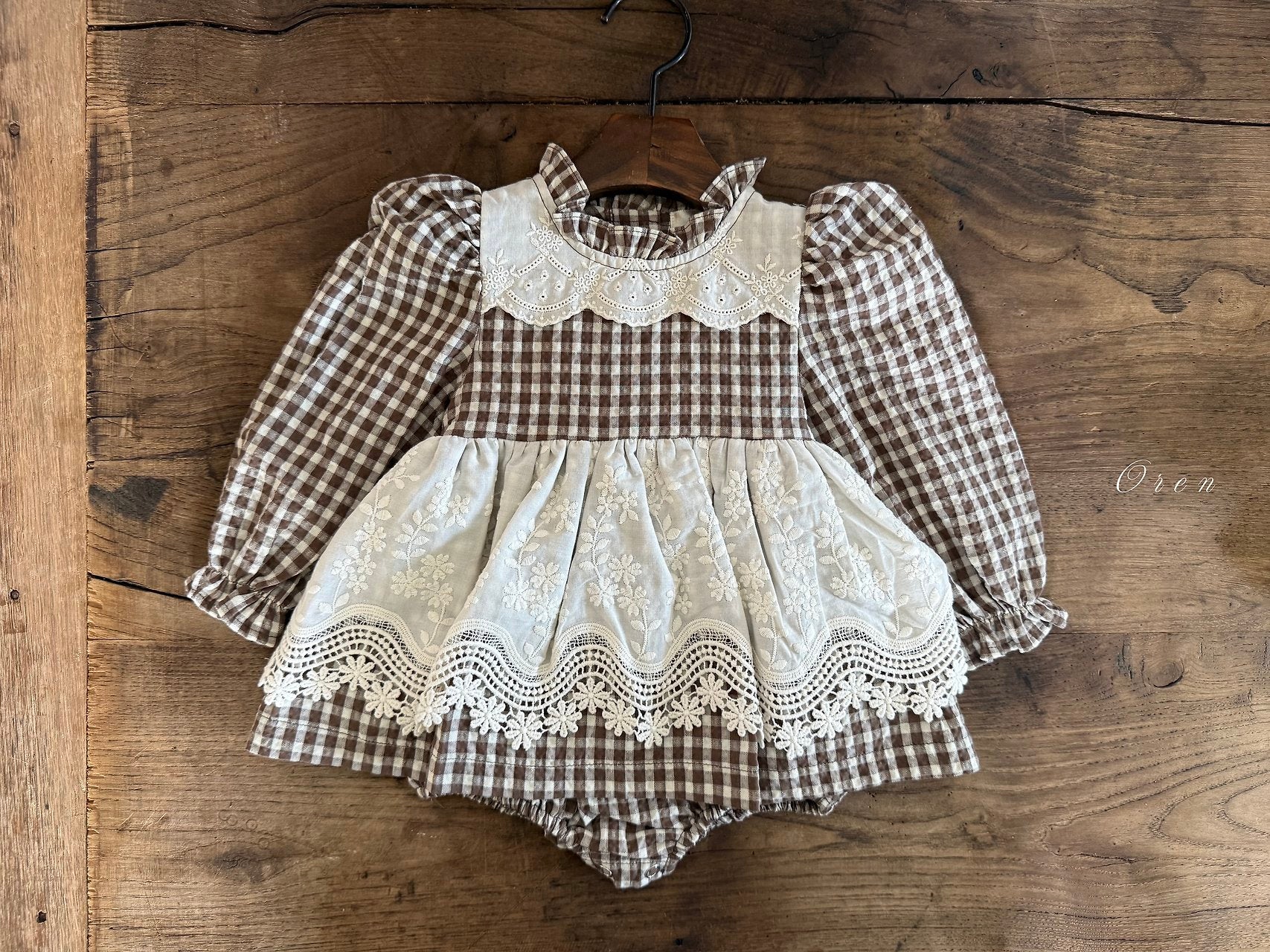 ［OREN］Cocobell apron rompers