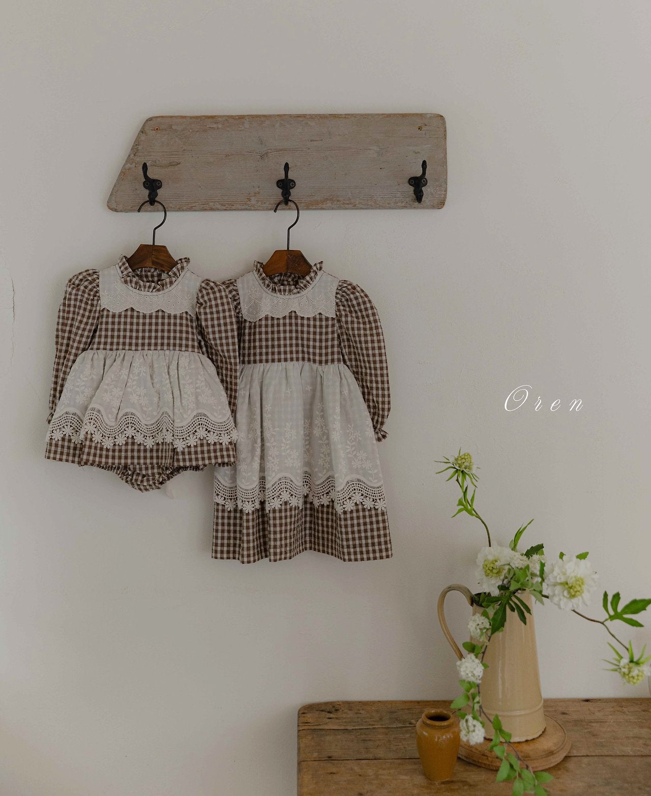 ［OREN］Cocobell apron one-piece