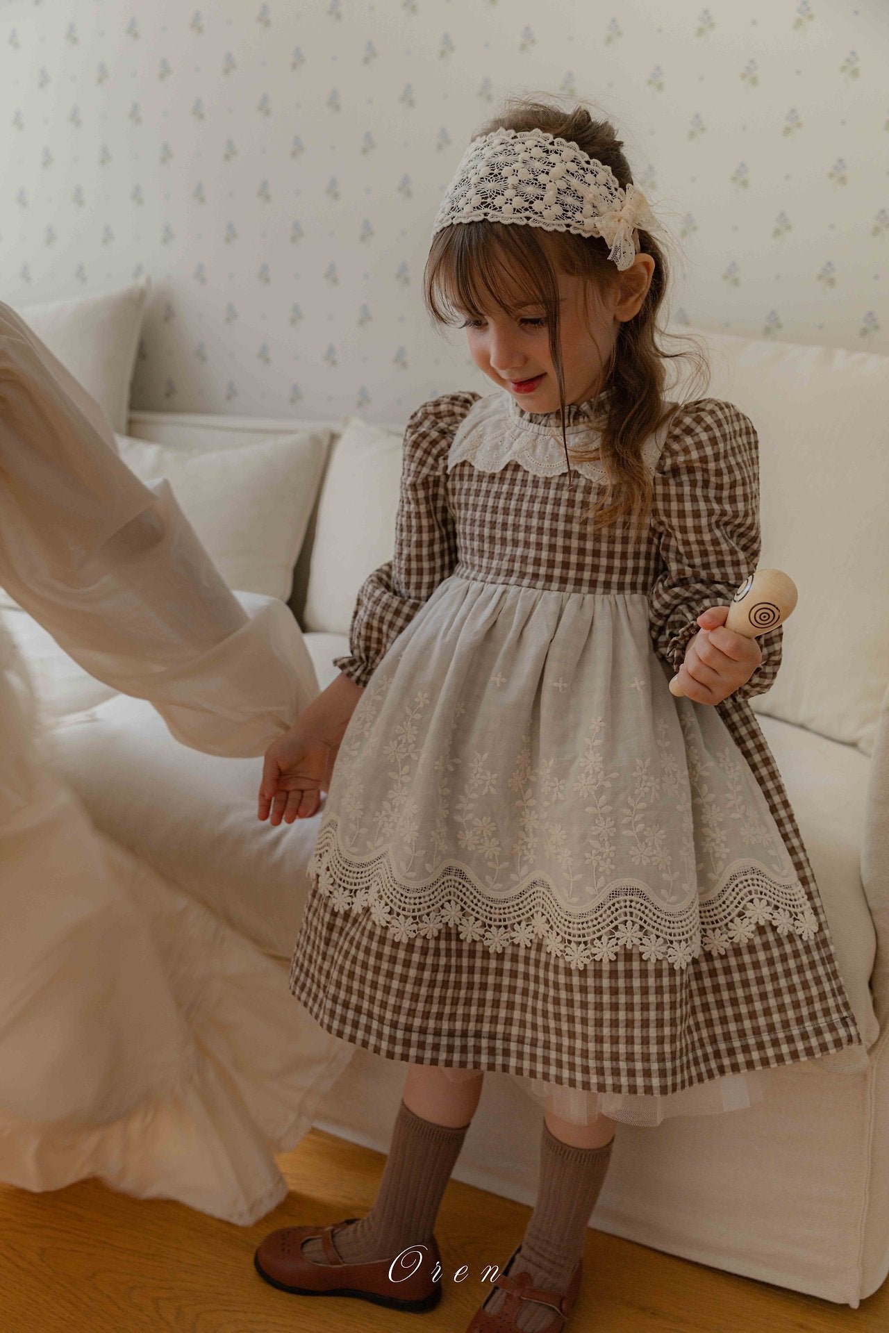 ［OREN］Cocobell apron one-piece