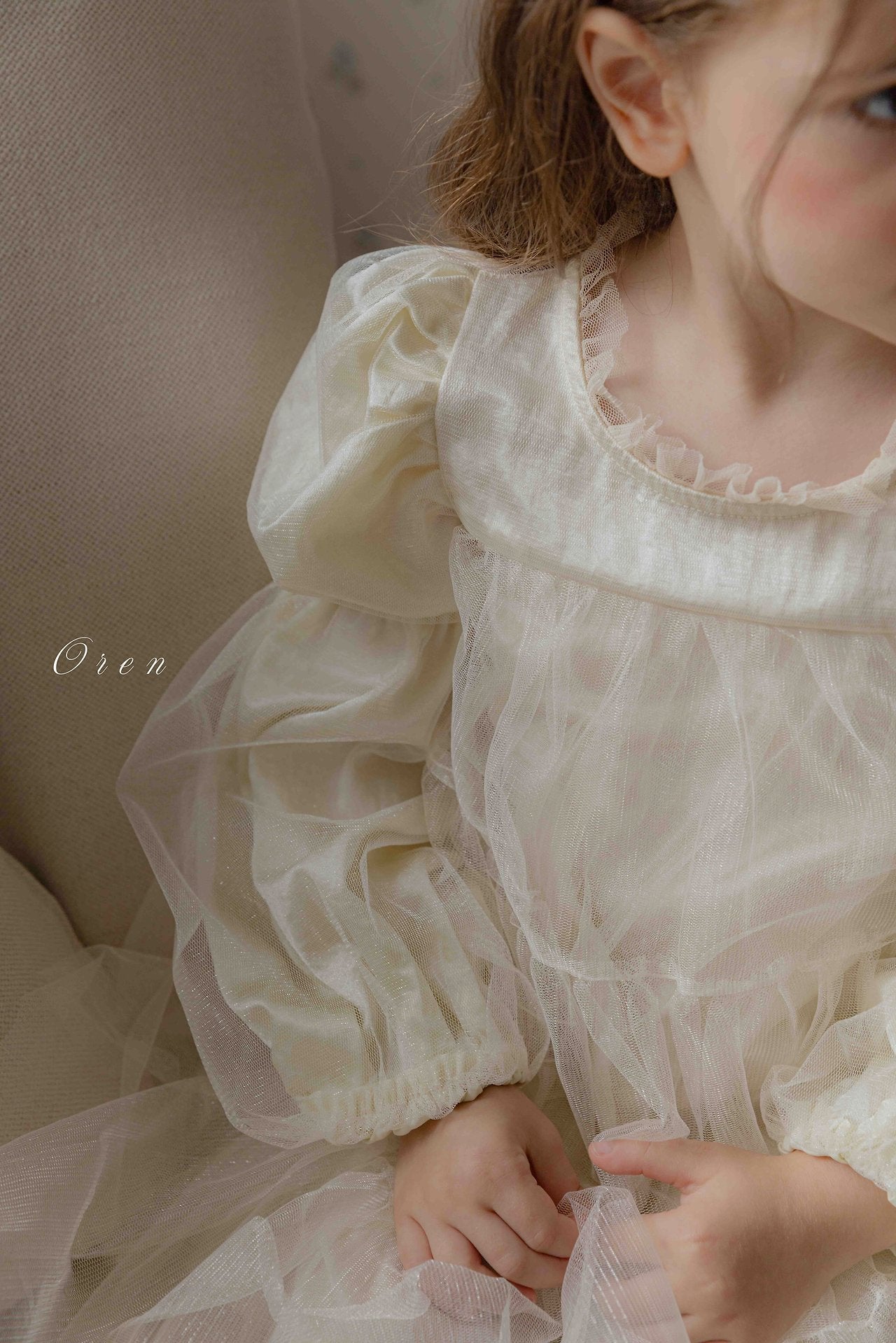 ［OREN］Sezanne shasha dress
