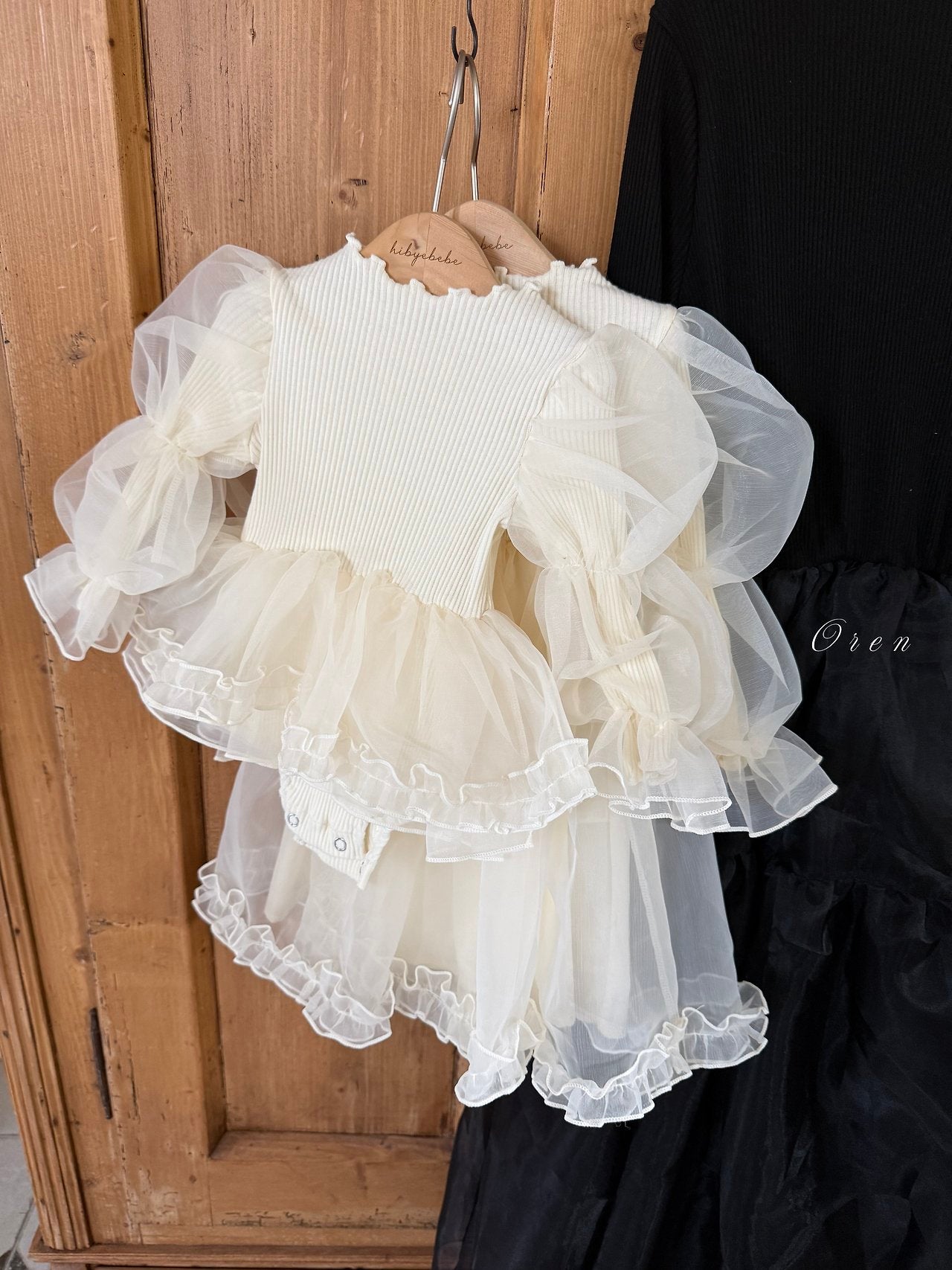 ［OREN］Sebrin organza dress suit