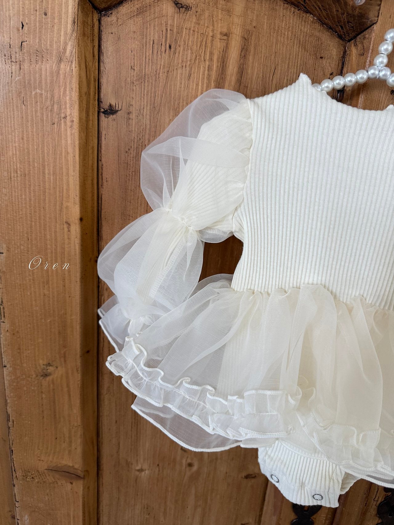 ［OREN］Sebrin organza dress suit