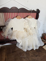 ［OREN］Sebrin organza dress suit