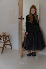 ［OREN］Sebrin organza dress (mom)