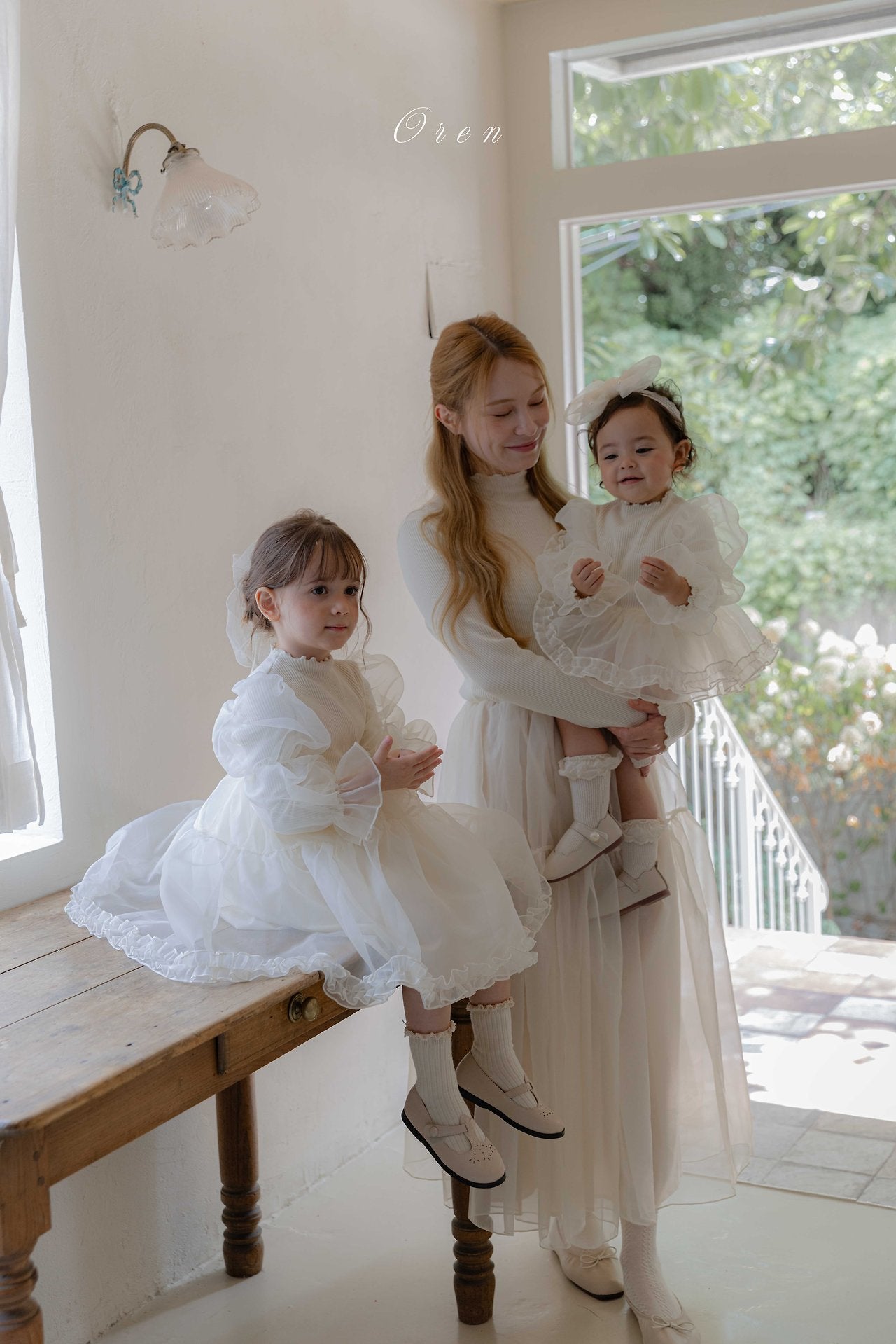 ［OREN］Sebrin organza dress (mom)