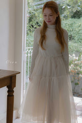 ［OREN］Sebrin organza dress (mom)