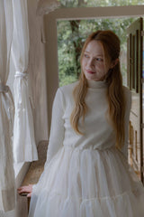 ［OREN］Sebrin organza dress (mom)