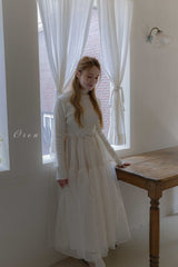 ［OREN］Sebrin organza dress (mom)