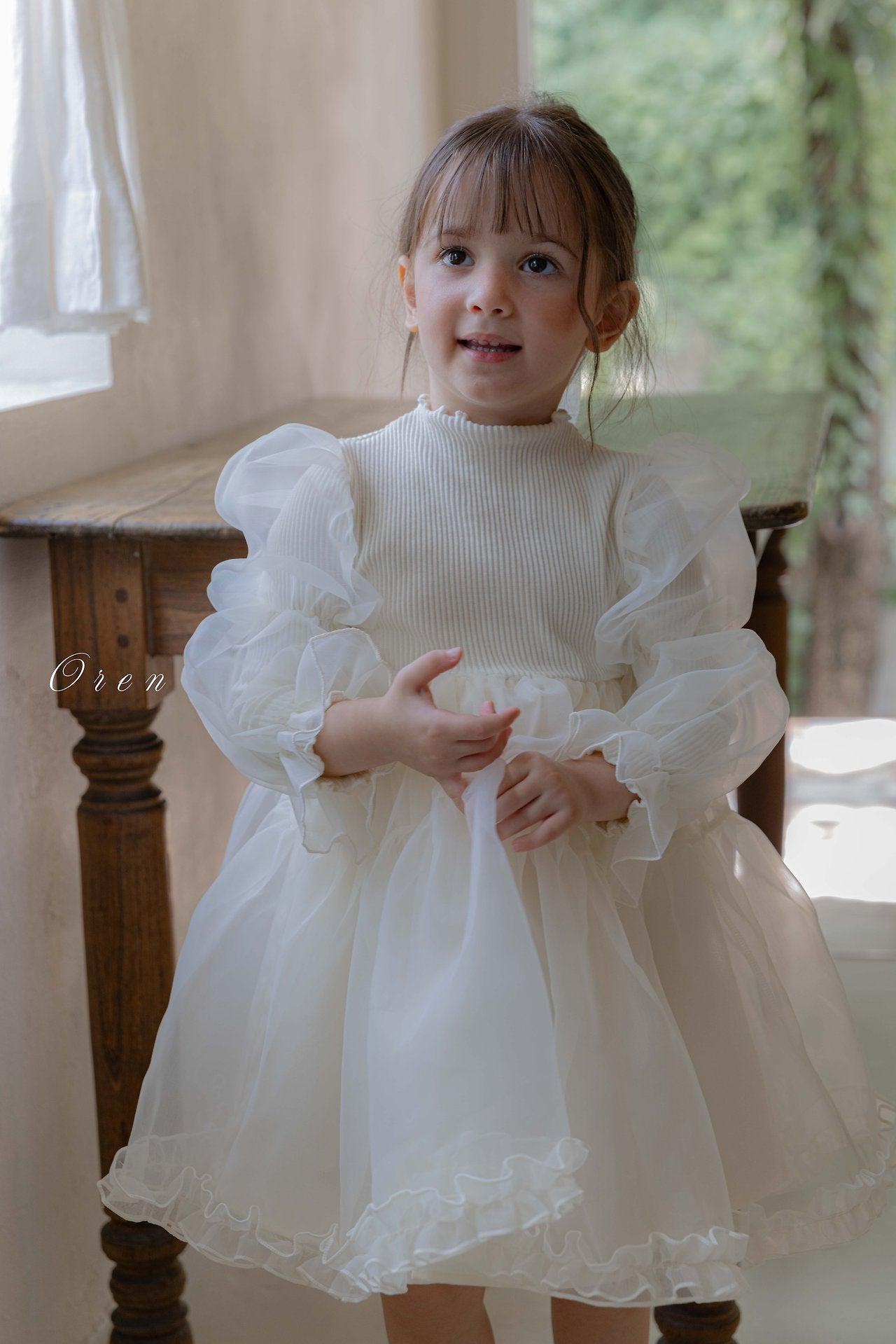 ［OREN］Sebrin organza dress (kids)