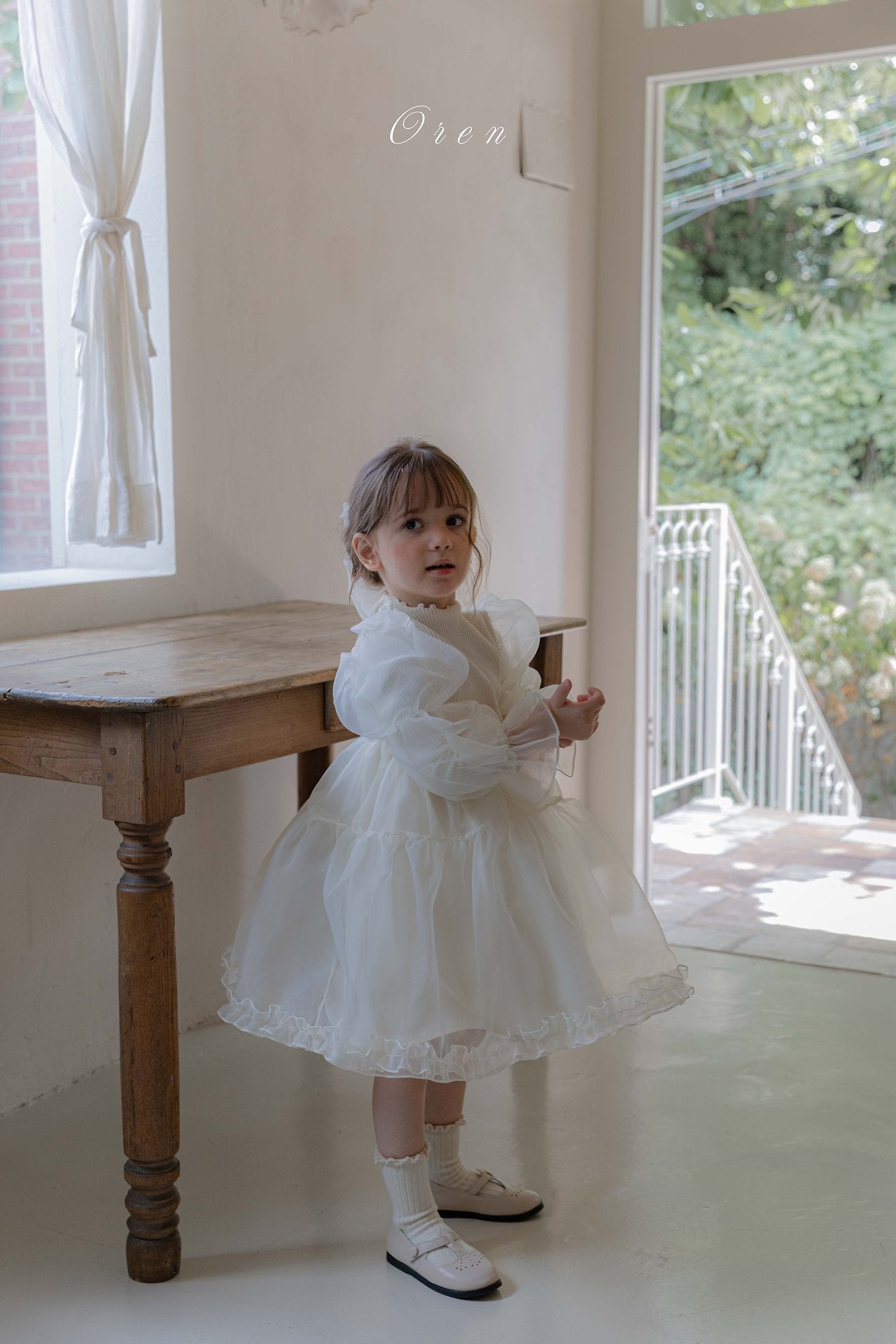 ［OREN］Sebrin organza dress (kids)