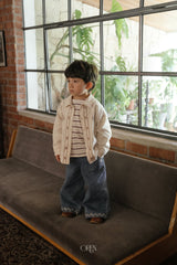 ［OREN］Maple embroidery denim pants