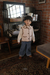 ［OREN］Maple embroidery denim pants