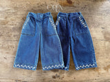 ［OREN］Maple embroidery denim pants