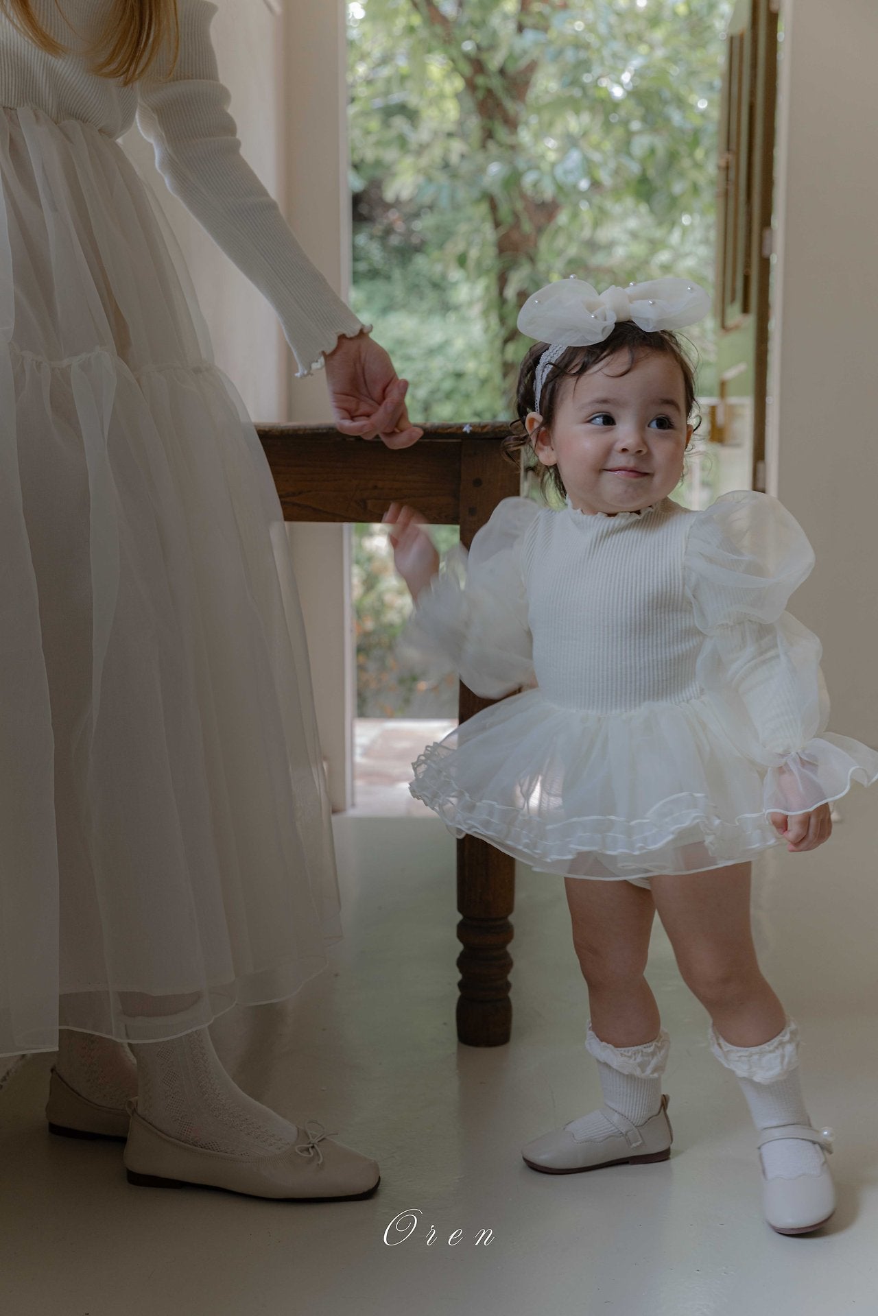 ［OREN］Sebrin organza dress suit