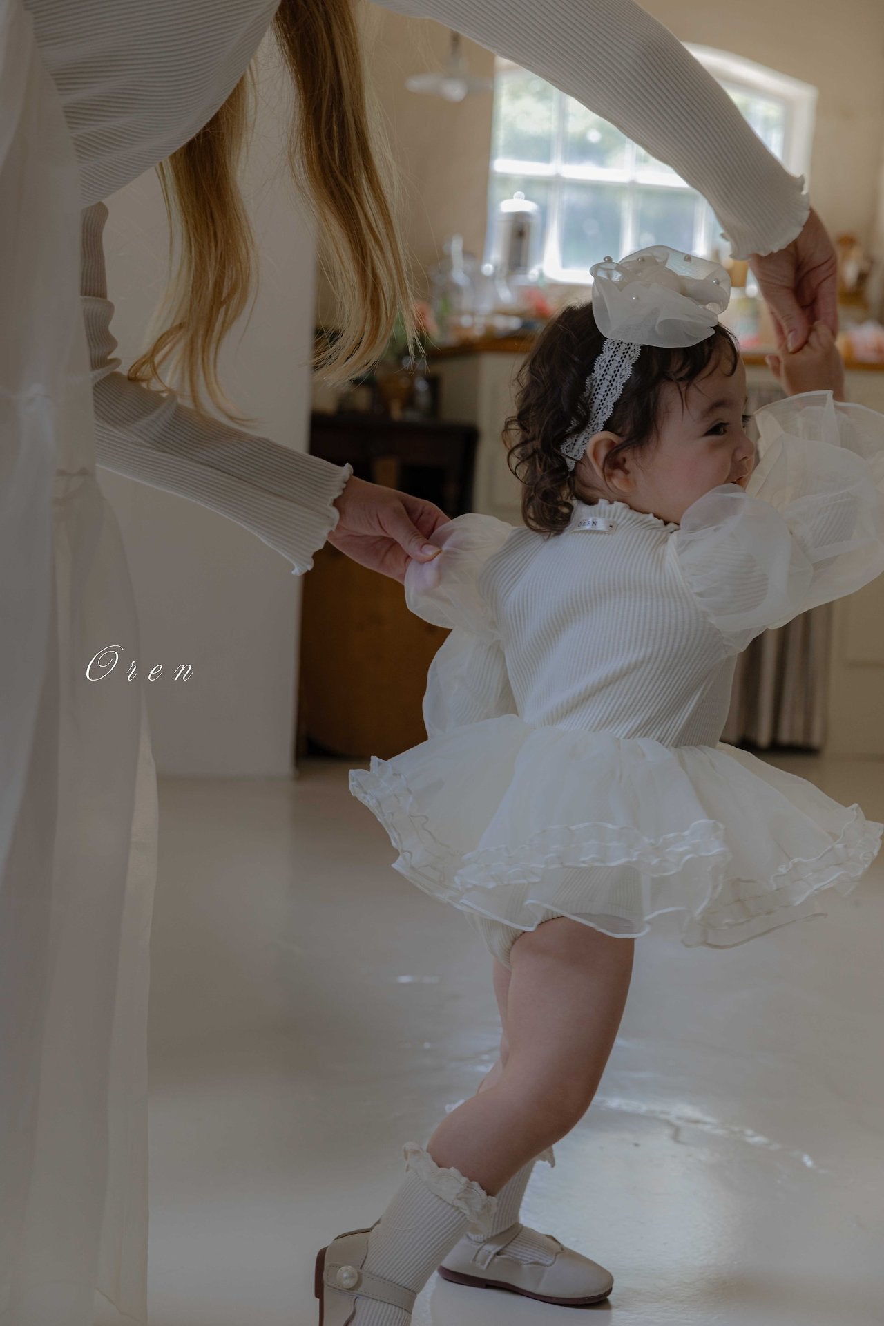 ［OREN］Sebrin organza dress suit