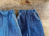 ［OREN］Maple embroidery denim pants