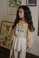 ［OREN］Olive & Garden lace apron (garden)