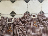 ［OREN］Madeleine embroidery rompers