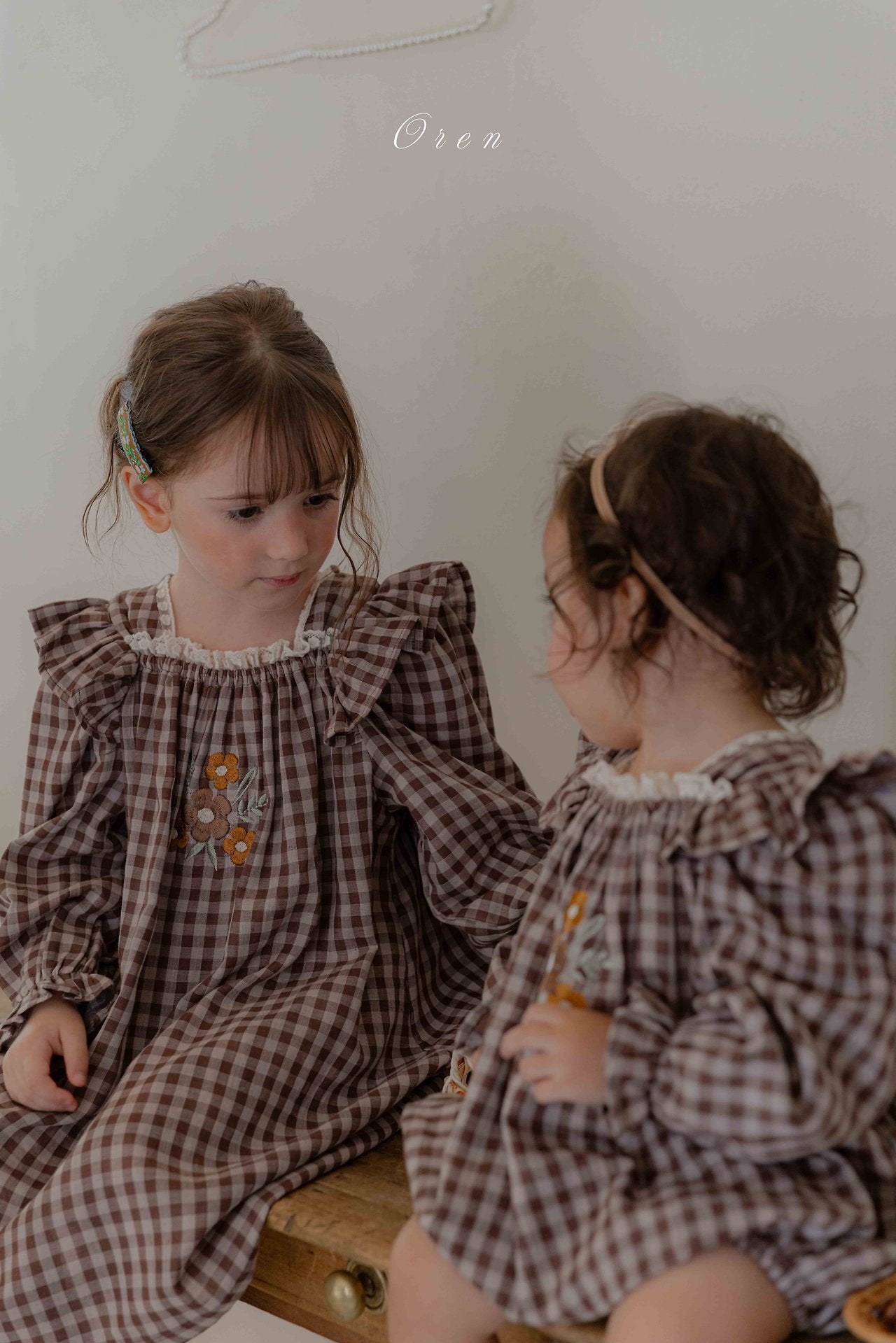 ［OREN］Madeleine embroidery one-piece (kids)